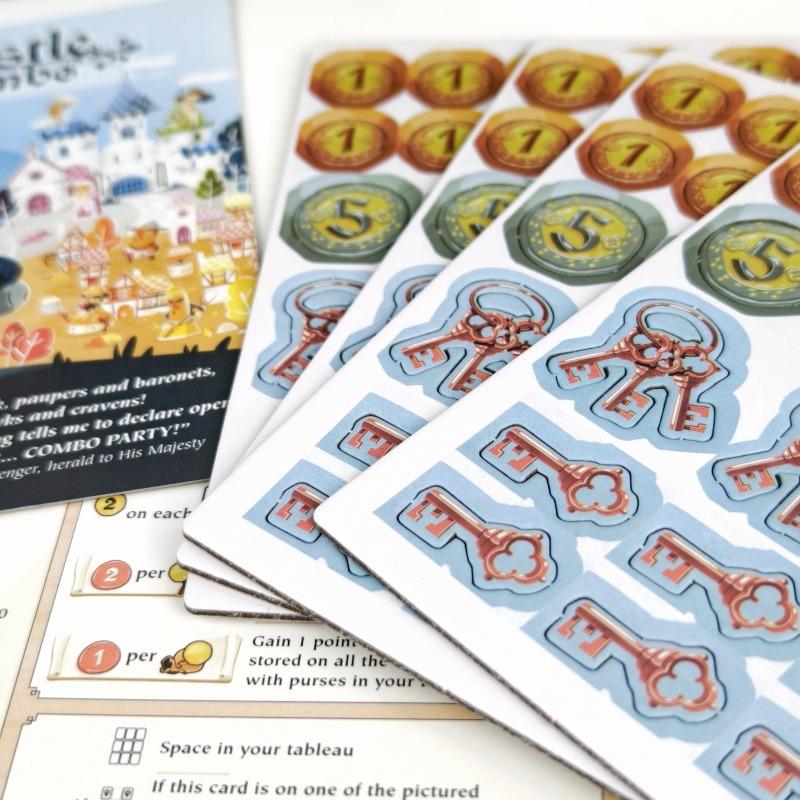 Castle Combo Strategy Board Game Medieval Table Game Including Instant Effects Endgame Bonuses Ideal for 2 4 Players Family Games