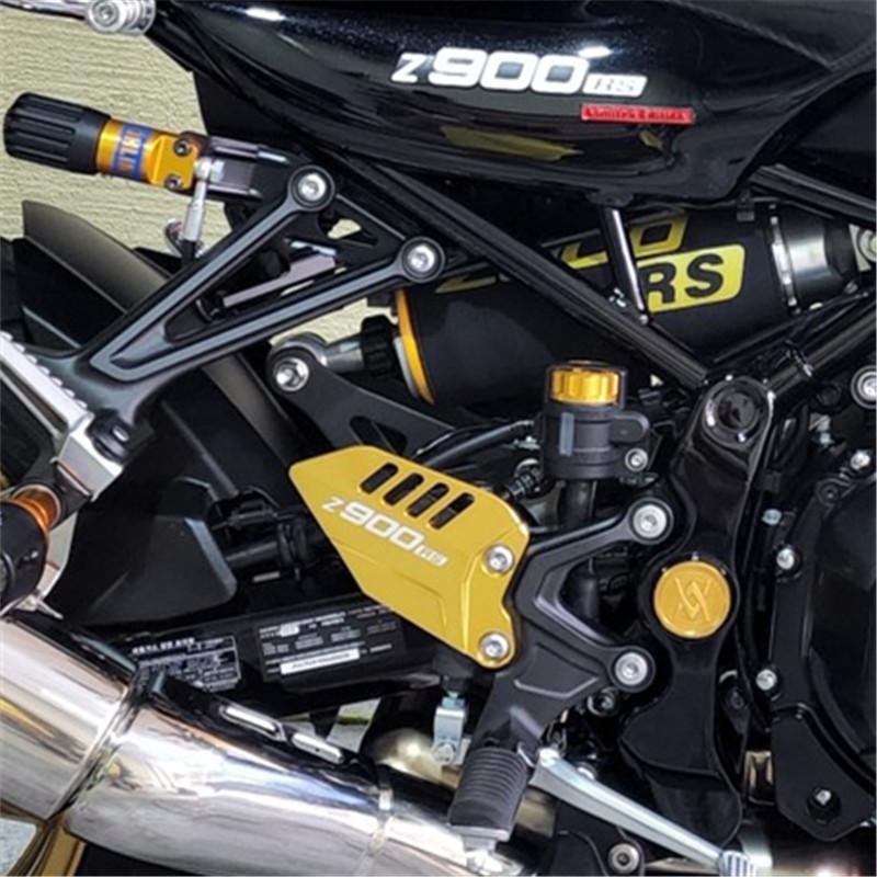 Per Kawasaki Z900RS Z900 RS Pedane Pedane Moto Set Posteriore Piastre Tallone Protezione Protettore Accessori