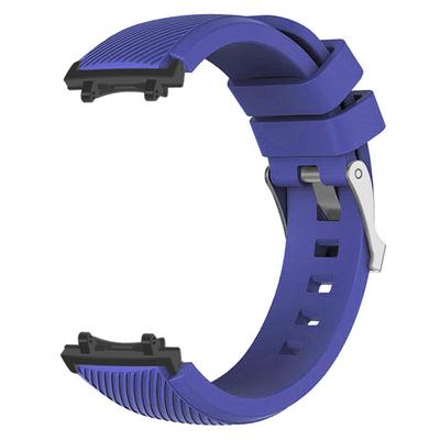 Für Huami Amazfit T-Rex 3 Armband Köperstruktur Weiches Silikon Uhrenarmband mit Verbinder, Schraubendreher