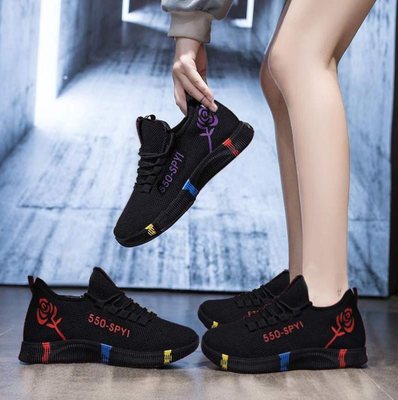 Women Sports Casual Outdoor Tennis Shoes Lightweight Non-slip Breathable Sneakers Soft Walking Shoes Plus Size