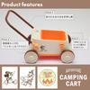 [Official E-commerce Exclusive] Ides Disney Adventure Camping Cart, Push-Push, Toddler, Baby, Boy, Girl, Gift