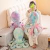 Cute Colorful Octopus Doll Plush Toy Octopus Doll Pillow Children Comforting Doll Girl Birthday Gift