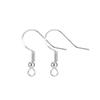 50pcs 925 Sterling Silver Plated Earring Hooks Anti Allergy Earrings Clasps Hook For Diy Jewelry Accessories Making Supplies