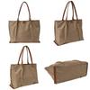 SIMPLING Women's A4 Tote Bag, Lightweight, Water-Repellent, Nylon, for Commuting (Desert BR)