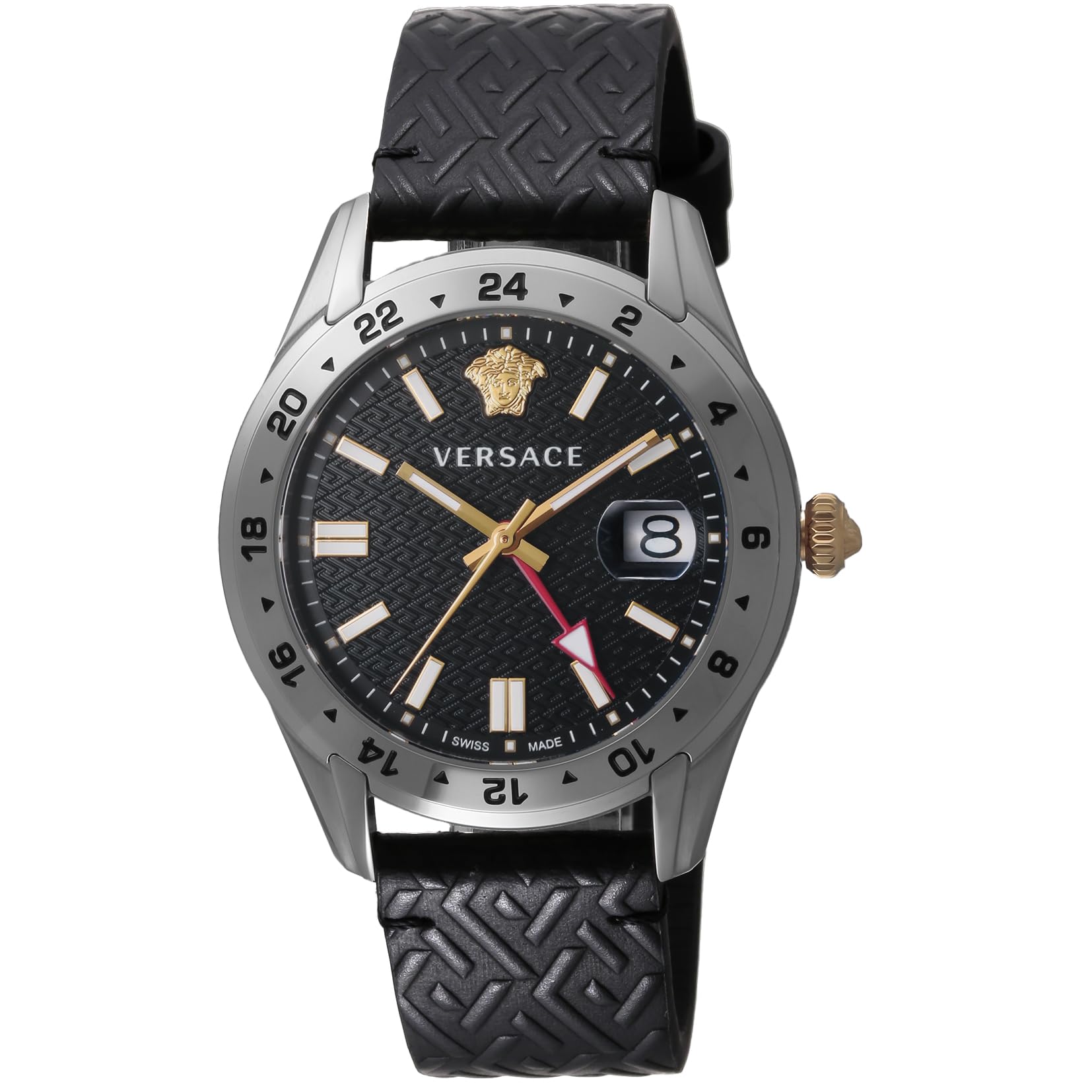 

Casual Watch Greca Time VE7C00123 Black [Versace] Men s [Item] чорний