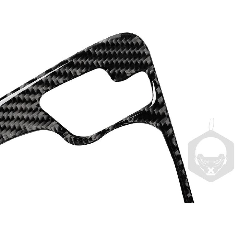 Auto Inner Decal Center Console Gear Shift Box Frame Panel Real Carbon Fiber Sticker Compatible with 3 Series E46 1998-2005 Car Interior Trim