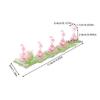 1 Set Lotus Laser Aurora Ice Clear Magnetic Nail Tip Display Stand For Manicure Press-On Nail Training Acrylic Showing Shelves
