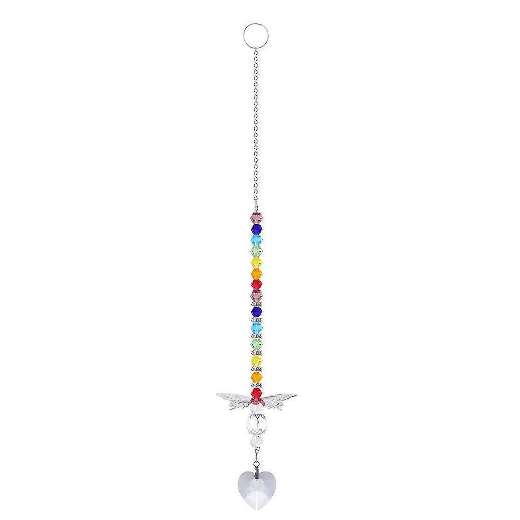 Glass Crystal Rainbow Ornament Chakra Hanging Suncatcher Window 1pcs Betterlifefg