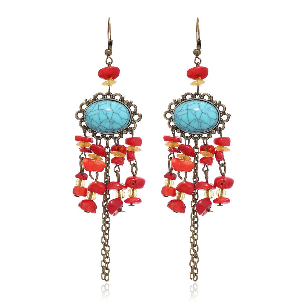 

У Donggong Xiaofeng однакові аксесуари для волосся, екзотичний старовинний одяг, стародавній ханьфу, прикраса на лобі, кулон із червоними бровами, головний убір.