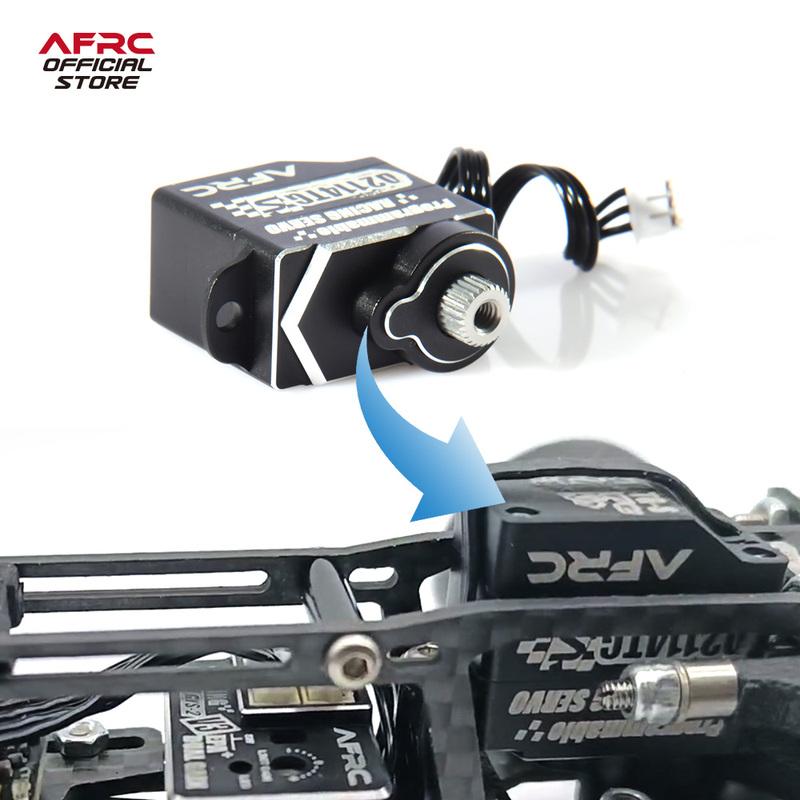 AFRC-D2114TG-S 11g Całometalowy Programowalny Mikro Super Cichy Serwomechanizm Kierownicy Do Modelu Samochodu MINI Z 1/28 1/24 Montaż DIY Modernizacja