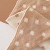 Korean Style Polka Dot Wool Knit Winter Baby Scarf for Boys and Girls - Thick Warm Triangle Neck Protector