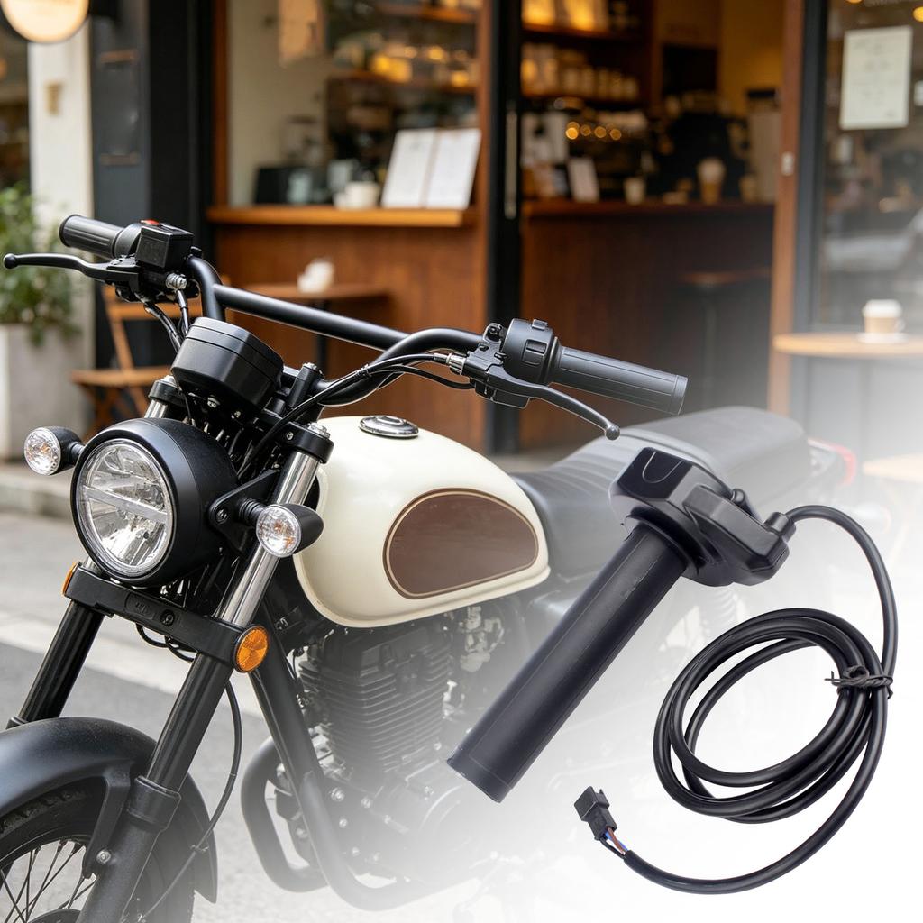 Electric Bike Throttle Handlebar for Surron Smooth Acceleration Control Ebike Throttle Kit for Ridstar Q20 Electric Dirt Bike