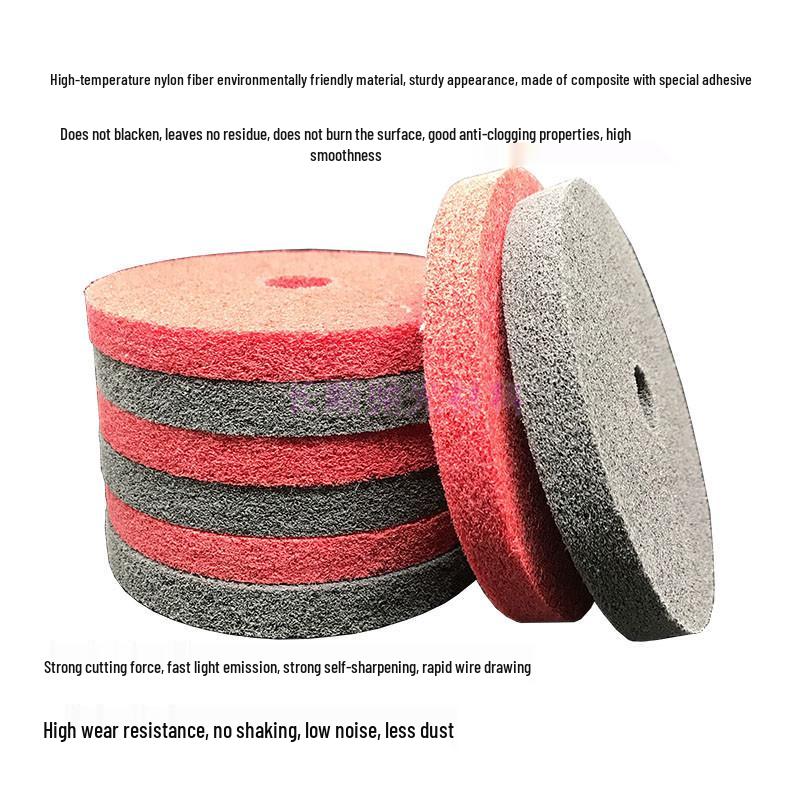 Thickened Non-Woven Nylon Polishing Wheel 100*12*16 for Angle and Hand Grinders