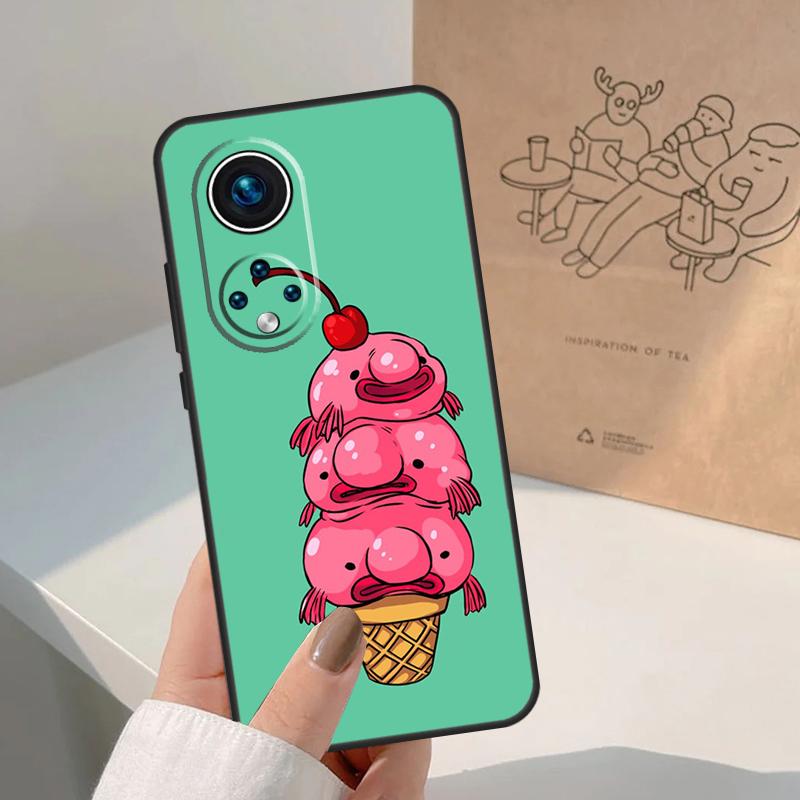 Blobfish For Honor Magic 8 7 6 5 Pro Case For Honor X9d X9c X9b X9a X8c X8b Win 200 400 50 70 90 Lite