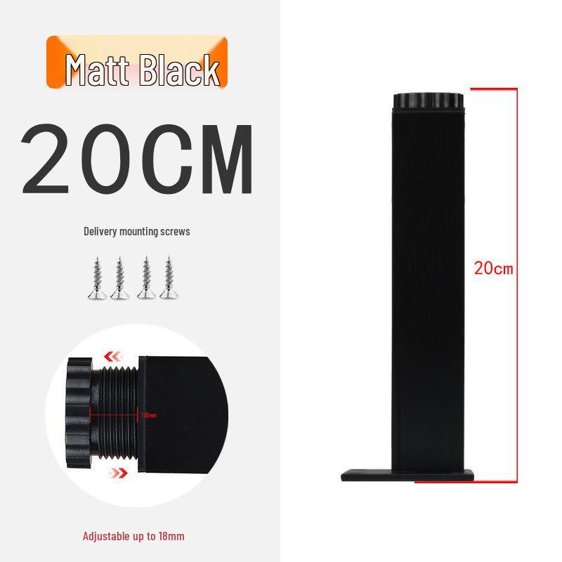 Adjustable Aluminum Alloy Cabinet Legs for Bathroom or TV Cabinets