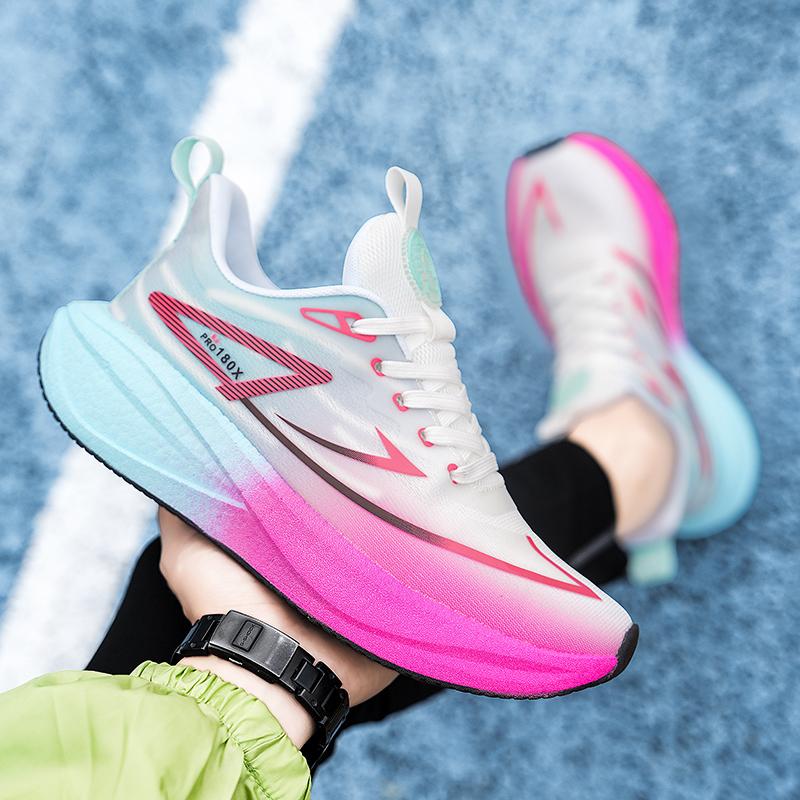 Marathon Men'S Sneakers Casual Carbon Board Speciality Sports Running Shoes Men Lightweight Women'S Athletic Nonskid Sneaker Men
