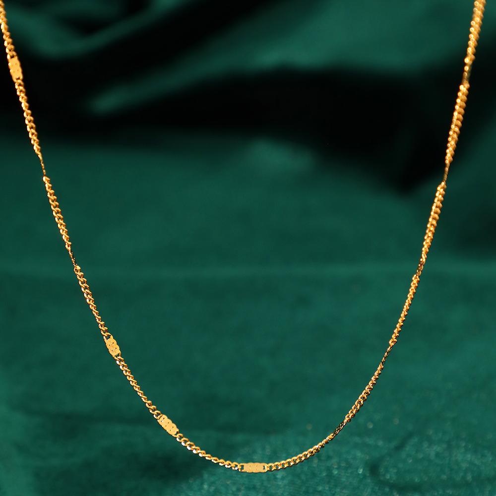 

Ожерелья из нержавеющей стали Мода Минималистичная цепочка Легкая роскошь Изысканное ожерелье для женщин Циркон Не тускнеющее Высококачественное Новое