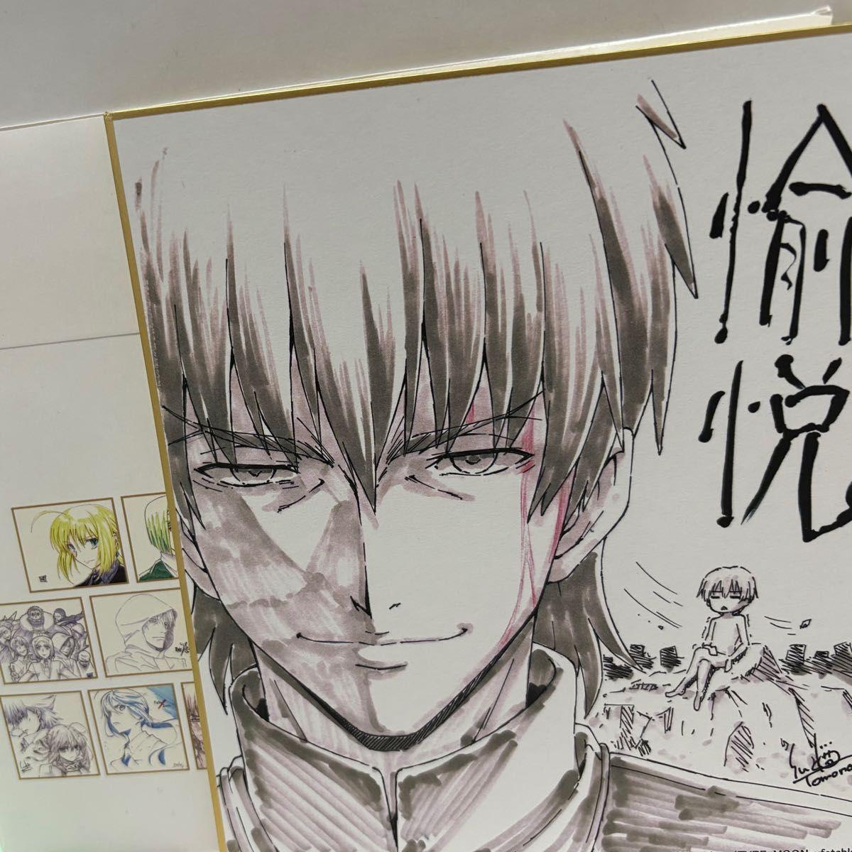 Used Kirei Kotomine  Fate/Zero x ufotable cafe reproduction mini colored paper  fate zero