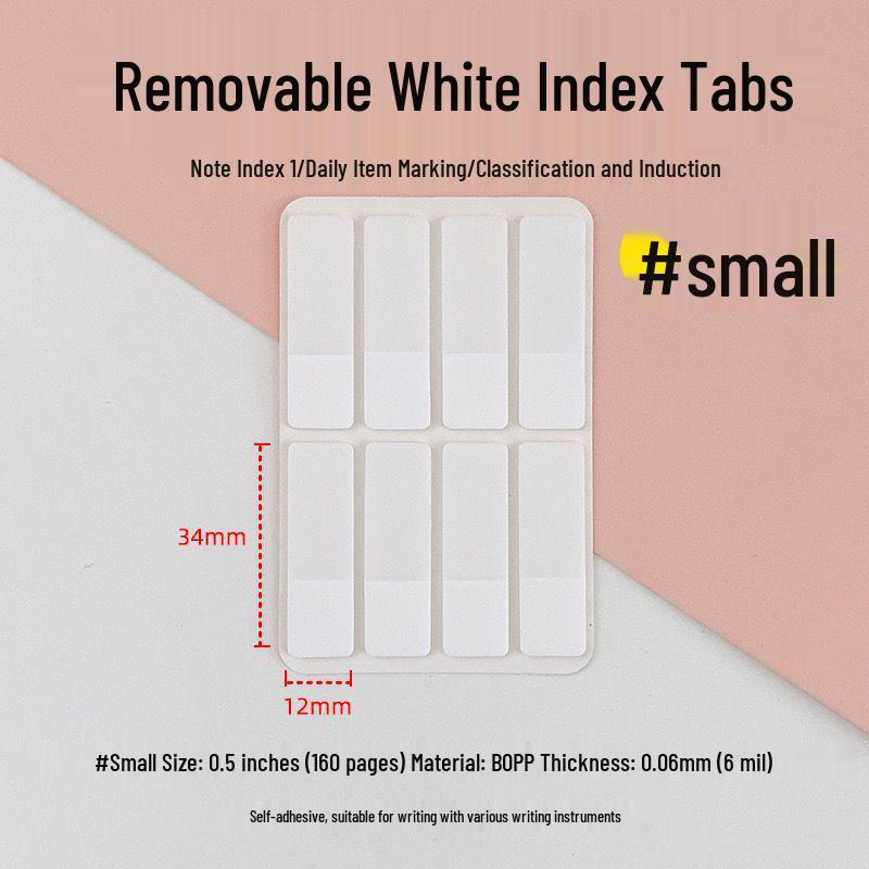 

Белые карточки-индексы - Маленькие наклейки-маркеры и Путеводитель-закладка