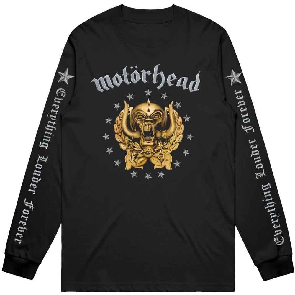Motörhead Everything Louder Forever L/S Shirt Black New Unisex T-Shirt XL