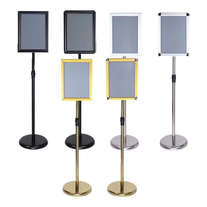 Freestanding Stainless Steel Display Sign