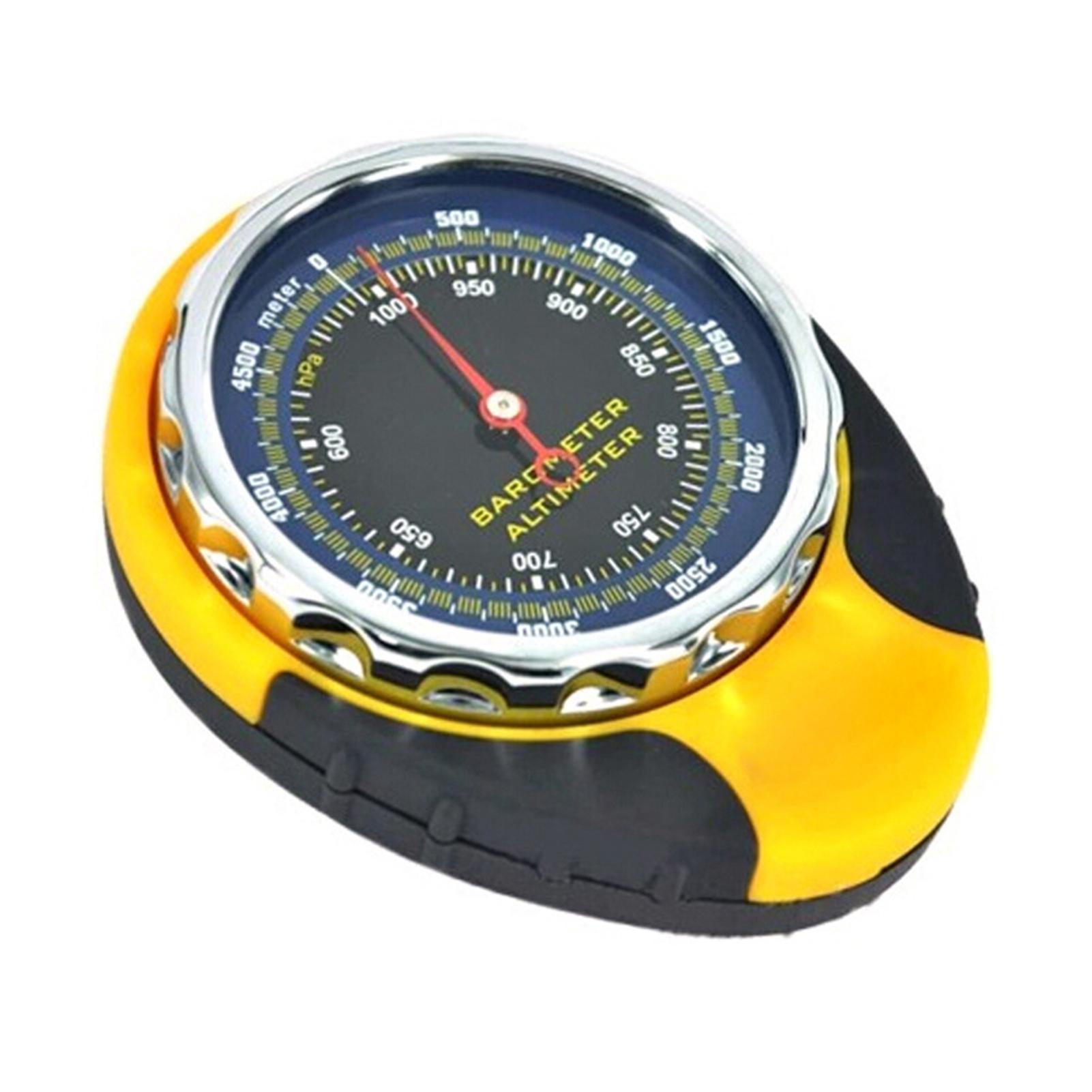 

Portable Multi Functional Digital Altimeter Barometer for Outdoor Camping Hiking Climbing жёлтый