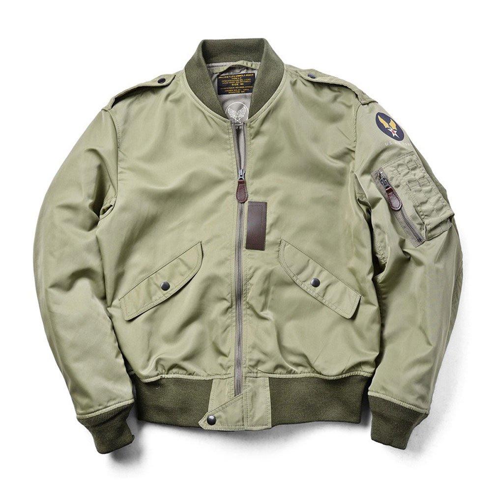 HOUSTON US Military Flight Jacket 36 OD L-2 (Size (Japan Size S), (5L-2X))