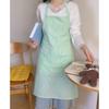 Cotton Sleeveless Apron Waterproof With Embroidery For Home Cooking And Casual Wear