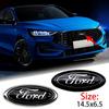 1pcs ABS 14.5cm Car Front Head Hood Bonnet Logo Rear Trunk Badge Sticker For Ford Mondeo Focus SALDJ8 Fusion MK2 MK4 F150 F250 Emblem
