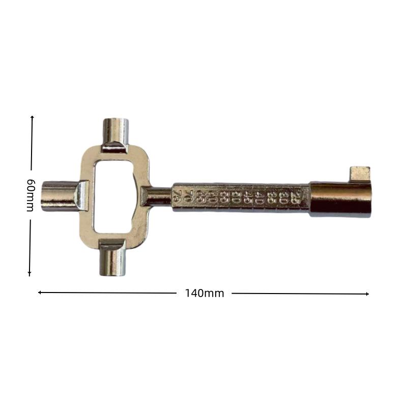 Lock Body Wrench & Measurement Tool for Door & Window Maintenance and Inspection