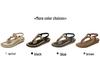 Bohemian Wood Bead Woven Plus Size Flat Women's Sandals for Summer 2025