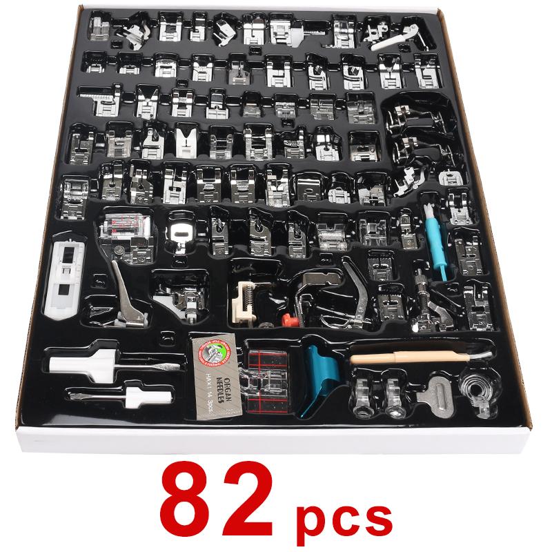 Sewing Machine Presser Foot Kit, Household Knitting Sewing Machine Accessories For Brother Babylock,Singer,Janome,Elna,Toyota