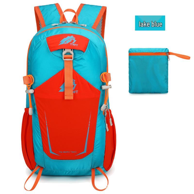 

Легкий водоотталкивающий складной рюкзак для велоспорта и пеших походов озеро синий