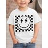 European Sizes Boys' Cartoon Pattern Print Short Sleeve Casual Creative T-Shirt