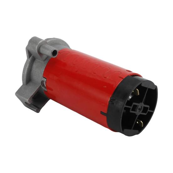 7-Inch Single Trumpet Air Horn Zinc Alloy 12V/24V 128dB Loud Sound for Cars Trucks Boats Complete Kit with Compressor & Mounting Hardware