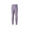 Skechers Easy Series Soft Skin-Friendly Simple Comfortable Sports Pants Women Pants Deep-Purple Gray P225W068-03D1