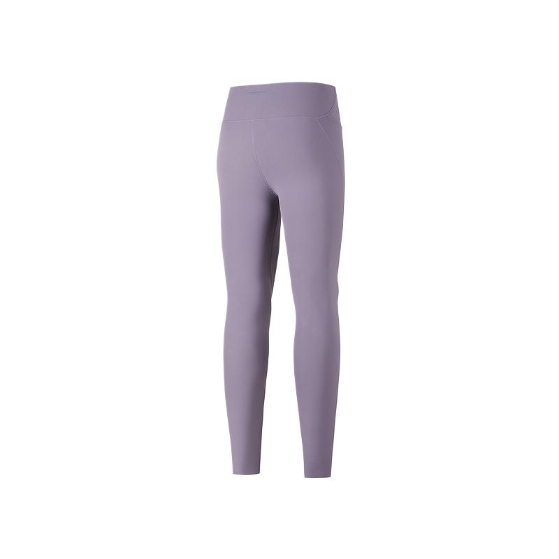 Skechers Easy Series Soft Skin-Friendly Simple Comfortable Sports Pants Women Pants Deep-Purple Gray P225W068-03D1