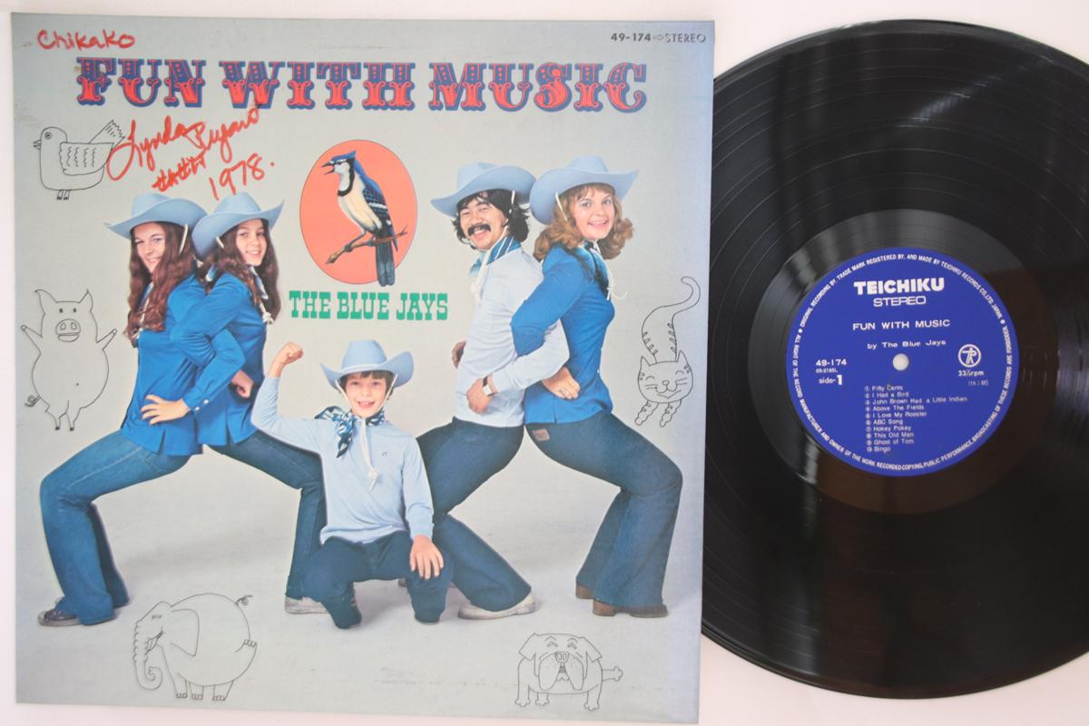 

LP Record BLUE JAYS - Fun With Music 49174 TEICHIKU Japan Rock Used