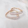 55MM Heart Imitation Pearl Hoop Earrings Big Circle Smooth Women Exaggerated Golden Hyperbole Metal Large Ear Jewelry Gift Aros