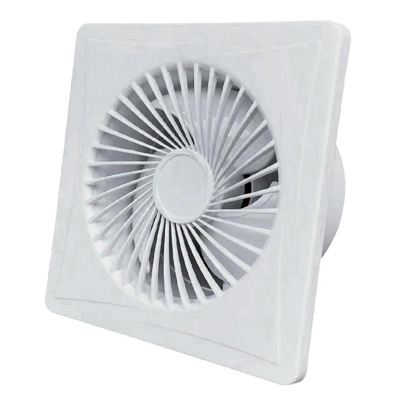 12V Solar-Powered Round Exhaust Fan for Household Bathroom Window Ventilation
