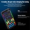 i9 Voice Changer With Earphone With Microphone Mini Sound Card Audio Effect Bluetooth-Compatible Live Sound Cards Voice Tool