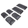 6PCS Car Signal Blocking Case Carbon Fiber Key Fob Protector Anti Theft Car Key Pouch for Security