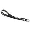Alloy Spike D-ring Choker, Faux Pearl Rivet D Buckle Leather Clavicle Necklace