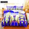 Hip Hop Heavy Metal Maiden 3-piece Cartoon Anime Duvet Cover Sets For Adult Boy bedroom Luxury Printed Bedding Set