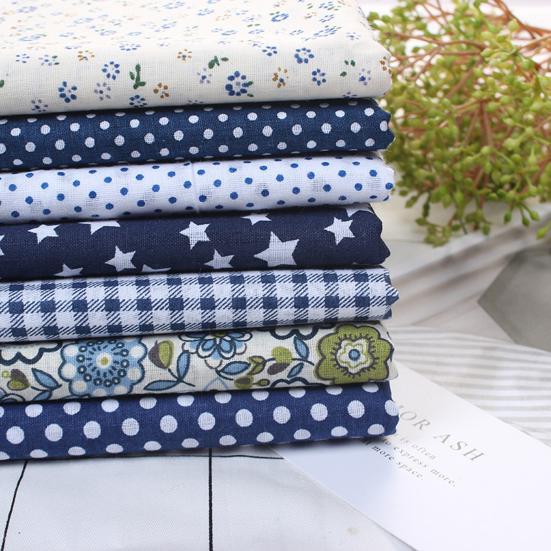 1 Set Patchwork Cloth Smooth Surface No Odor Cotton Wrapping Sewing Craft Cloth for Home
