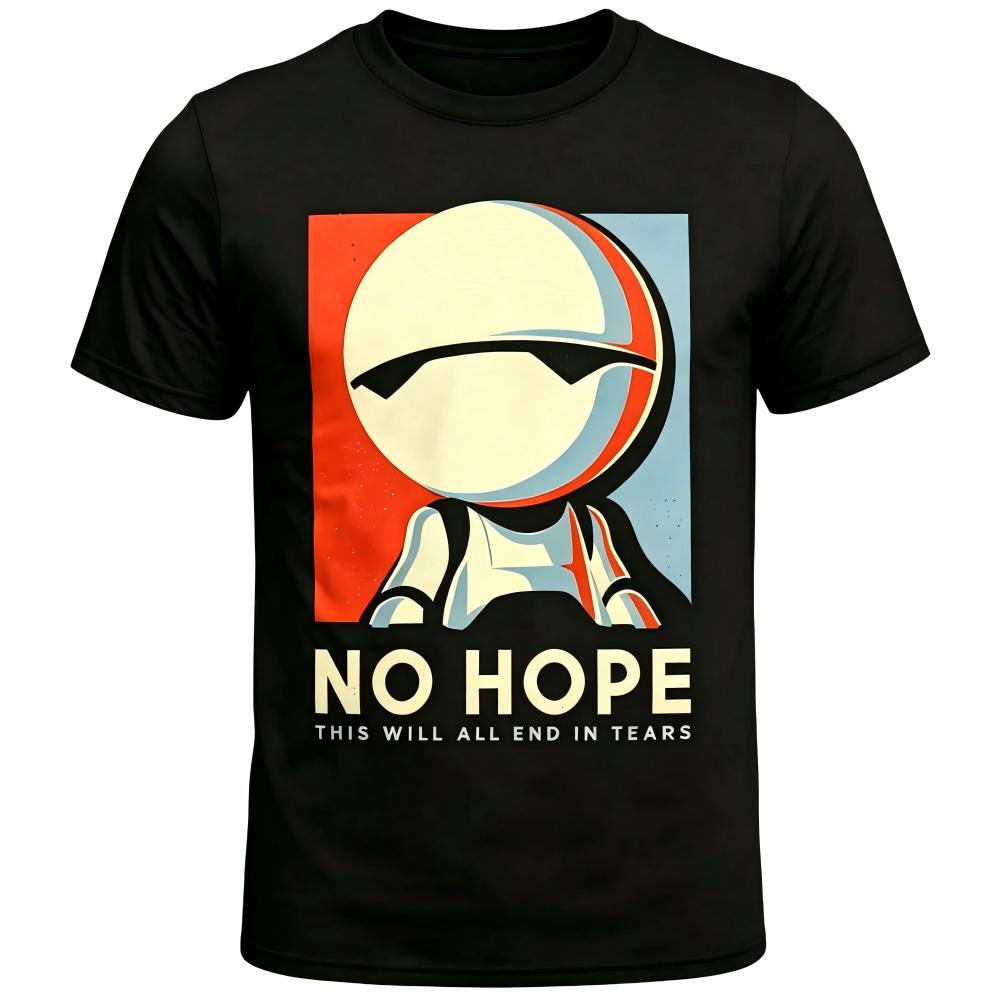 No Hope Retro Art Statement T-Shirt