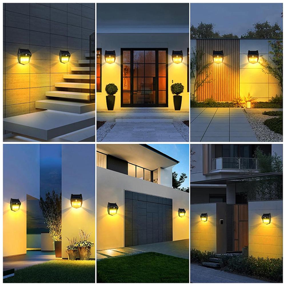Outdoor Solar Wall Lamp Waterproof Courtyard Garden Villa Light Solar Tungsten Wall Light for Outdoor Villa Garden Courtyard