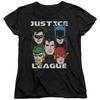 Justice League Of America "Heads Of League" Women's T-Shirt