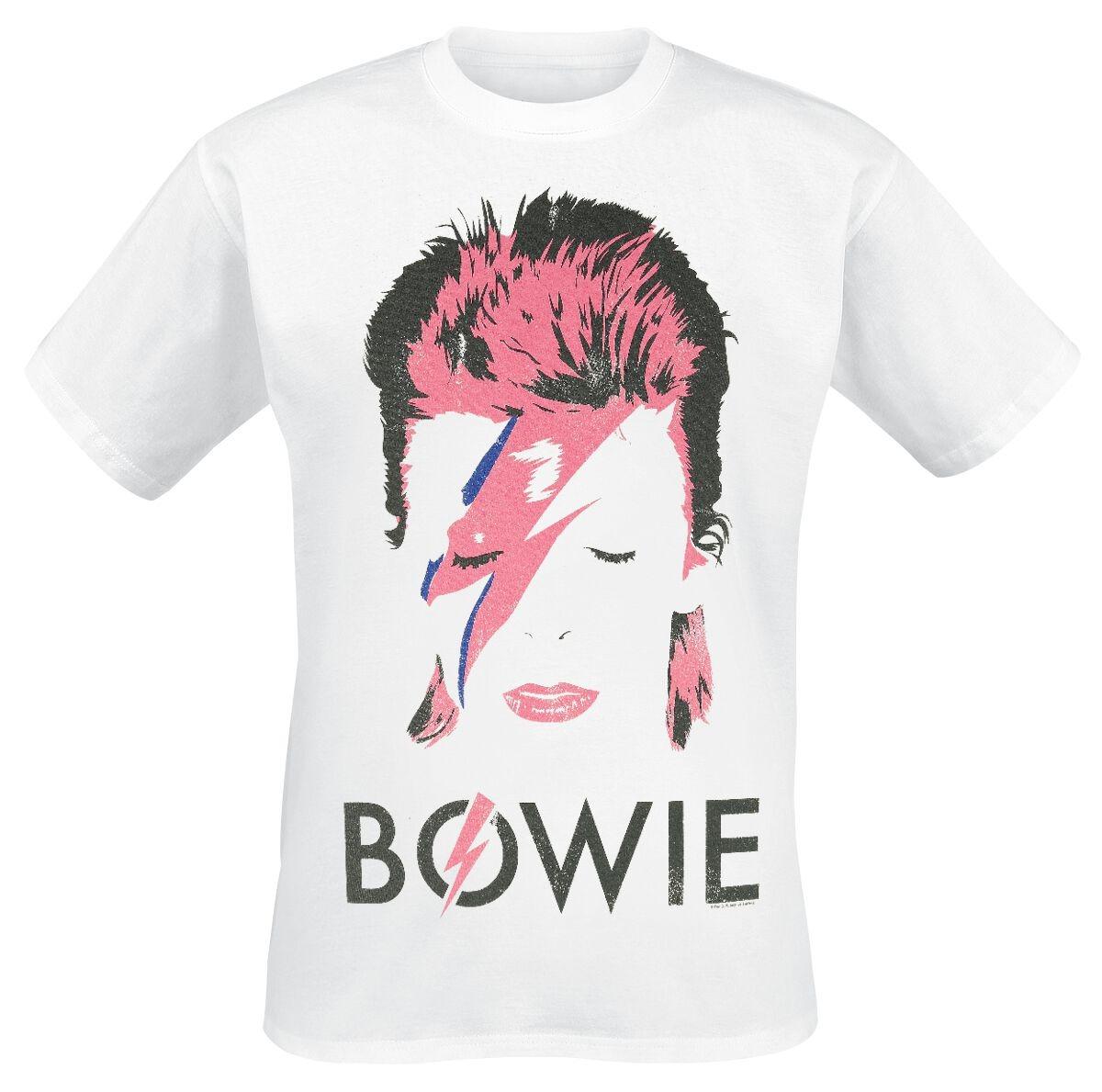 

Футболка с круглым вырезом с графикой в стиле Дэвида Боуи Aladdin Sane Lightning Classic Creative и элементами наскальной живописи для фанатов S