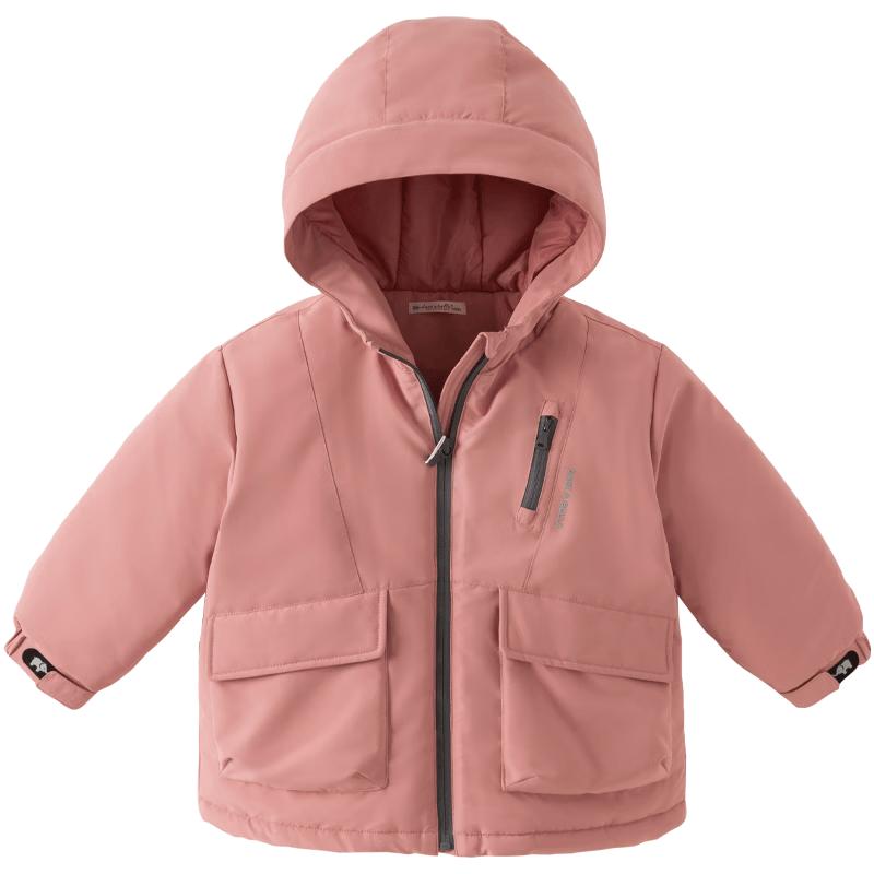 DAVE & BELLA Kids' Hooded Winter Puffer Jacket